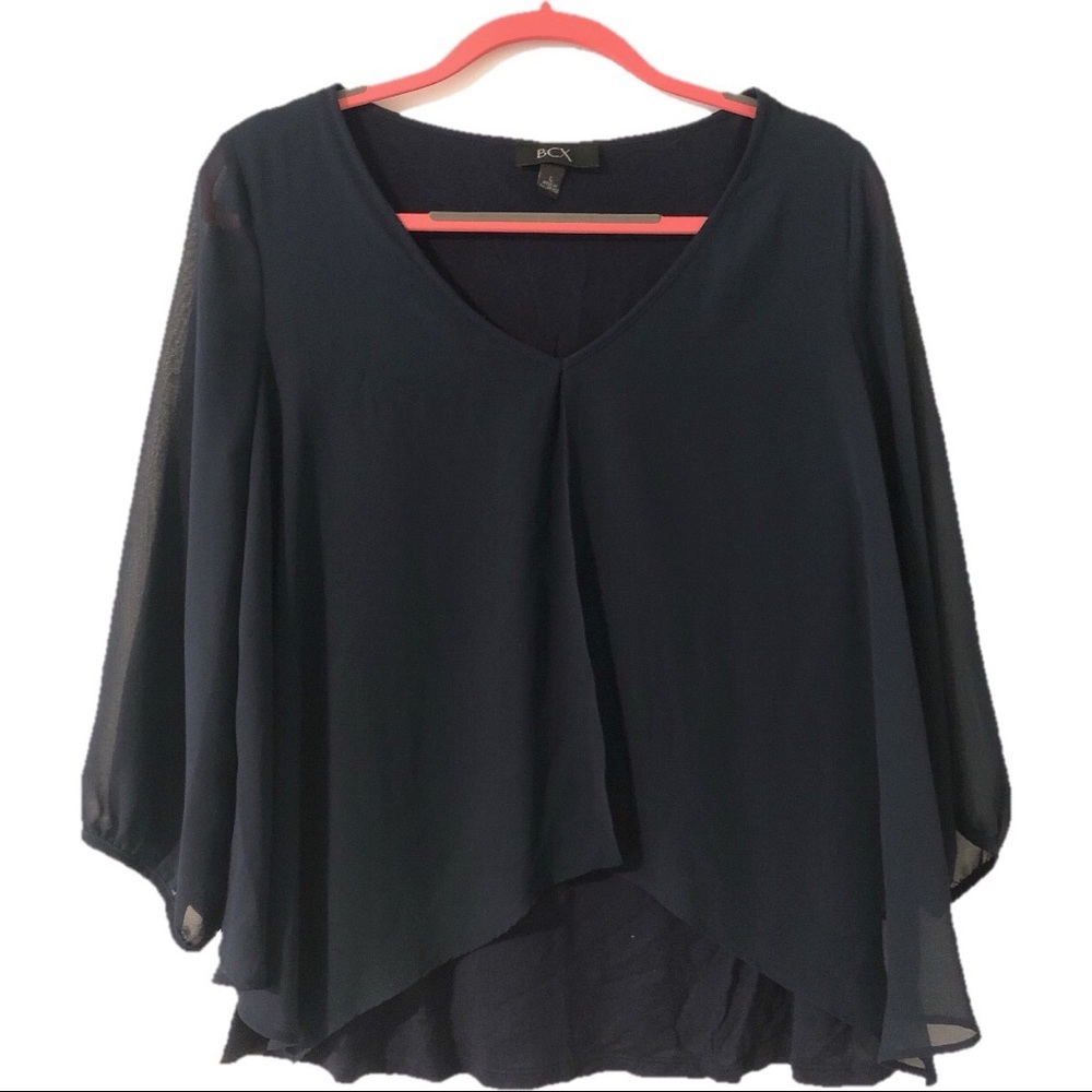 Beautiful navy blue blouse